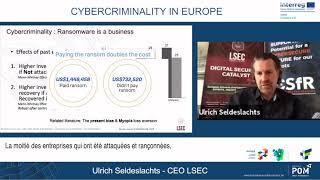 Webinar Cybersecurity: Cybercriminality in Europe Ulrich Seldeslachts - LSEC