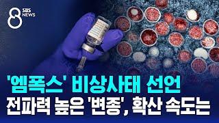 '변종 엠폭스' 비상사태 선언…감염 사실 알기 어렵고 전파력 ↑ / SBS 8뉴스