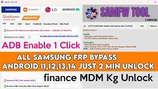 All Samsung FRP Bypass New Tool 2024 Free Android 11,12,13,14 SamFw FRP Unlock Tool ADB Enable Fail