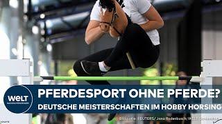 FRANKFURT: Reiten ohne Pferd | Erste deutsche Meisterschaft im Hobby Horsing