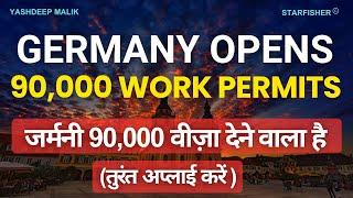 BIG NEWS: Germany Annouce 90,000 Permits for India Citizens (in Hindi)