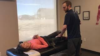 Stretching the IT bands, gluteus medius and minimus with Active Isolated Stretching