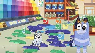 BLUEY MUFFIN'S BIG PAINT MESS AT HAMMERBARN