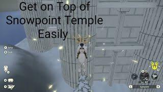 How to get onto Snowpoint Temple from the outside (Easy Method)