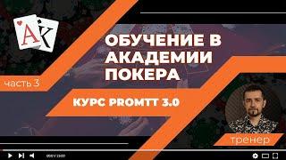 Обучение в Академии Покера | Курс ProMTT 3.0 | Покер с нуля