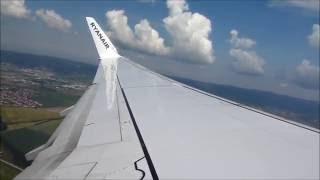 Ryanair - Pushback - Taxi - Take off from Bratislava to Malaga (Part 1)