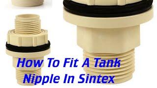 tank nipple fitting in sintex