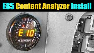 Flex Fuel Ethanol Content Analyzer Installation And Explanation | Innovate  MTX-D Ethanol Gauge