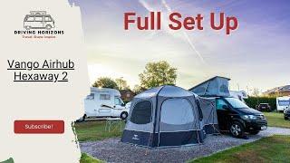 We have finally cracked it!! VanGo Airhub Hexaway Driveaway Awning Full Set Up