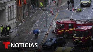 Conductor atropella a una multitud que celebraba el triunfo del Liverpool FC | Noticias Telemundo