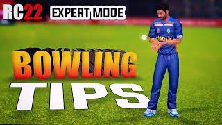  Real Cricket 22 Bowling Tips |Rc22 Bowling Trick, How to Get Wicket In Rc 22 | Full Explain ||