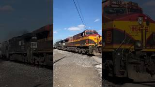 CSX B454-01 Loaded Sand Train with KCS and NS Power from Lodi, Ohio 11/2/2024 #csx #ns #train #rail