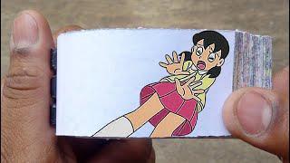 Doraemon Cartoon Flipbook #27 | Nobita Throws Shizuka Flip Book | Flip Book Artist 2022