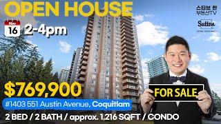 New Listing #1403 551 Austin Avenue, Coquitlam | 스티브한 밴쿠버 부동산 TV