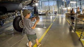 Harry aged 6 goes around the Aircraft Factory at Brooklands