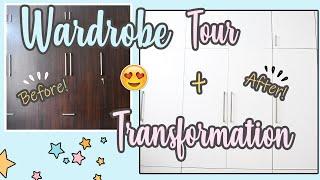 WARDROBE/CLOSET TOUR + TRANSFORMATION | Meghna Verghese