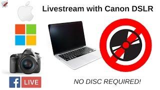 Hook Up Your Canon DSLR Camera to Your Computer for Facebook Live