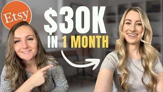 How This Etsy Seller Made 30k In ONE Month On Etsy! (& You Can Too!)