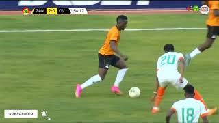 ZAMBIA vs IVORY COAST 3   0 AFCON Goals Highlights