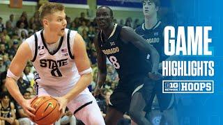 Michigan State vs. Colorado | HIGHLIGHTS | Big Ten Basketball | 11/25/24