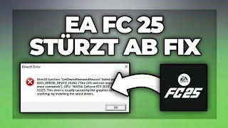 EA FC 25 stürzt ab beheben - Fifa 25 Crash Fix Tutorial