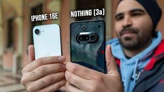 Android vs. iPhone Budget: Nothing 3a vs. iPhone 16E!