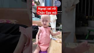 Chân Gạo mà ngoại này! #begaotihon #vuinhon #tepgaofamily #giadinh #funny #shorts #progeria #haihuoc