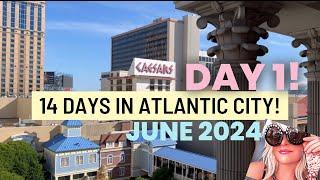 Day 1 in Atlantic City! June 2024! Ballys, Boardwalk, Caesar’s