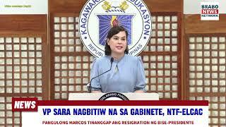 BREAKING NEWS | VP Sara nag-resign bilang DepEd Secretary; pagbitiw sa gabinete tinanggap ni PBBM