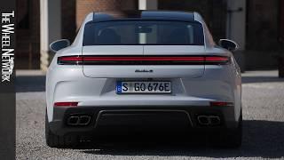 2025 Porsche Panamera Turbo S E-Hybrid | Ice Grey Metallic | Driving, Interior, Exterior [4K]