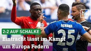 Highlights: FC Schalke 04 - Eintracht Frankfurt (2:2) | Bundesliga 33. Spieltag | hessenschau