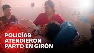 Dos policías atendieron parto de emergencia en vivienda de Girón, Santader