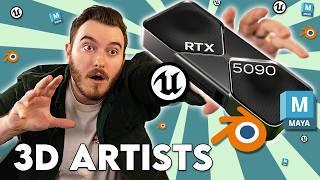 How FAST is the RTX 5090 for 3D Animation & Rendering??