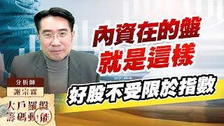 內資在的盤就是這樣 好股不受限於指數｜大戶羅盤籌碼動能 ｜謝宗霖