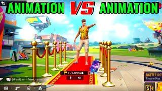 Entry VS Entry Animation Fight  Best ARRIVAL ANIMATION Fight  Adam Vs Hip Hop  Garena Free Fire 