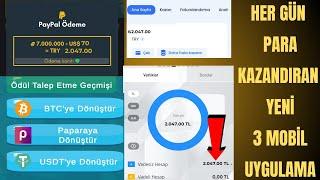 1 GÜNDE 2.000₺ PARA KAZANDIRAN 3 UYGULAMA | İnternetten Para Kazanma - bedava para kazanma