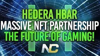 HEDERA HASHGRAPH HBAR: MASSIVE NFT PARTNERSHIP  THE FUTURE OF GAMING!