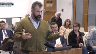 Eagles Legend Jason Kelce Testified at Local Township Board Meeting for New House Zoning