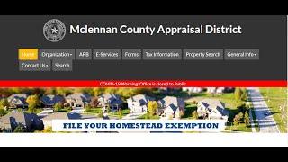 How to File Your Homestead Exemption, Using the Online Form