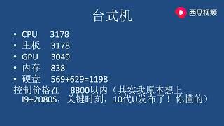 8800元，发布一套兼顾人工智能学习与娱乐的高端装机配置