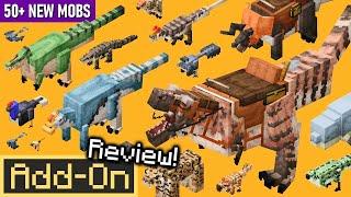 DINOSAUR ERA ADDED Brings 50+ Dinos to Minecraft Bedrock Edition in-depth review