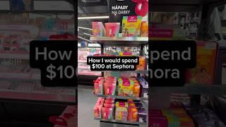 Sephora $100 Challenge #sephorahaul #sephora #makeup #skincare #haul #cosmetics #beauty #preppy