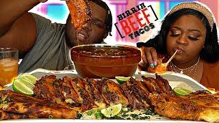 HIGHLY REQUESTED BIRRIA TACOS & QUESADILLAS RECIPE | BIRRIA DE RES Y CONSOME | MUKBANG EATING SHOW