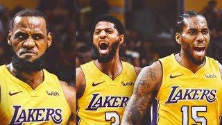 If LeBron James Joined The Lakers With Kawhi Leonard & Paul George!