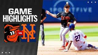 Orioles vs. Mets Game Highlights (8/21/24) | MLB Highlights