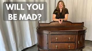 Unbelievable Transformation: Vintage Buffet Makeover