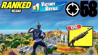 58 Elimination Solo Vs Squad "Ranked RELOAD” Gameplay Wins (Fortnite Chapter 2 Remix PS4 Controller)