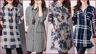 Stylish & Beautiful Long Shirt Designs for college girls️| Freya's fashion world