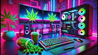 Setting up the new pc! Cannabis and Coffee is live!