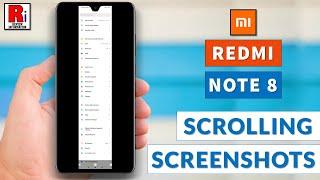 Xiaomi Redmi Note 8: How to Take Scrolling Screenshot | Long Screenshot | Scroll Capture